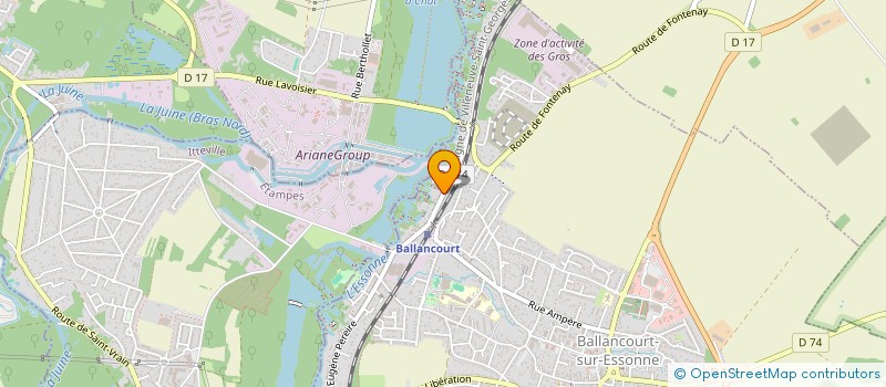 localisation de l'entreprise MONSIEUR JOSE ALVES DA ROCHA à BALLANCOURT-SUR-ESSONNE