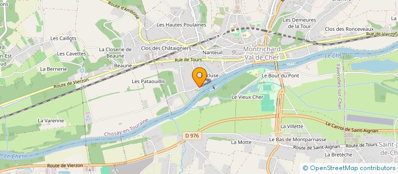 localisation de l'entreprise MONSIEUR JOSE ALVES DA SILVA  MONTRICHARD-VAL-DE-CHER