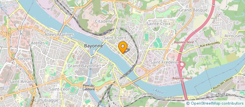 localisation de l'entreprise MONSIEUR JOSE ALVES DA SILVA à BAYONNE