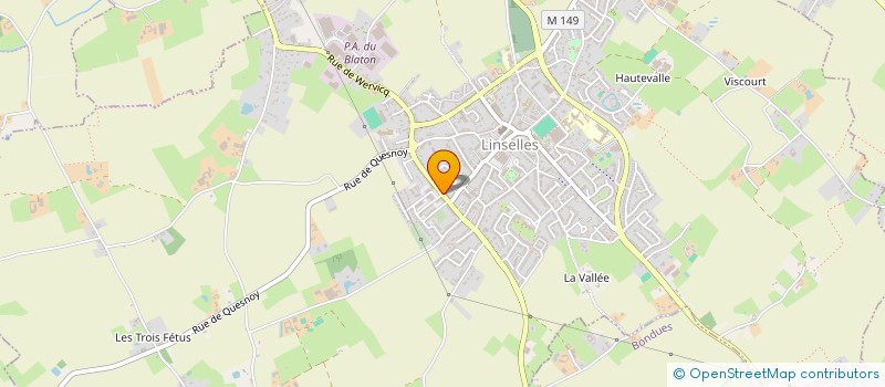 localisation de l'entreprise MONSIEUR JOSE ALVES DA SILVA  LINSELLES