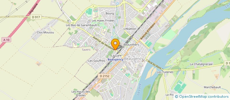 localisation de l'entreprise MONSIEUR JOSE ALVES SARGENTO à BEAUGENCY