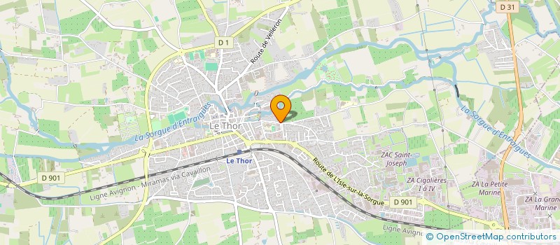 localisation de l'entreprise MONSIEUR JOSE AMADOR à LE THOR