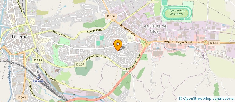 localisation de l'entreprise MONSIEUR JOSE AMARAL à LISIEUX