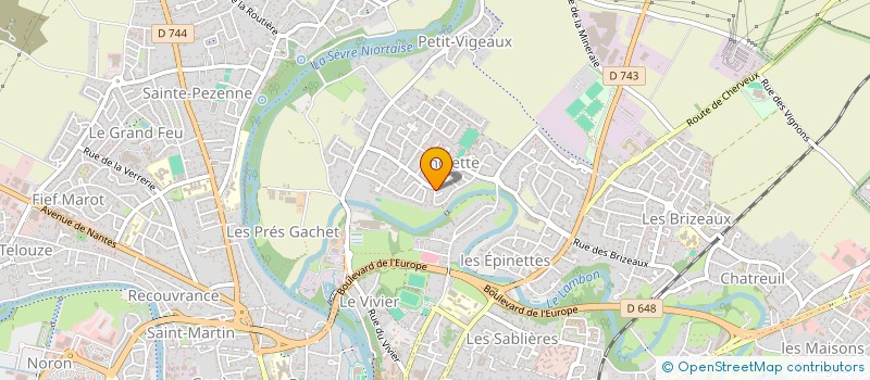 localisation de l'entreprise MONSIEUR JOSE AMORIN DE ARAUJO à NIORT