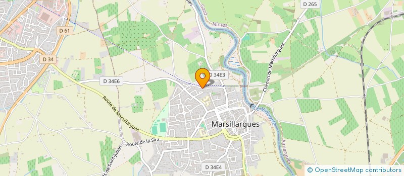 localisation de l'entreprise MONSIEUR JOSE-ANTOINE SANTIAGO  MARSILLARGUES