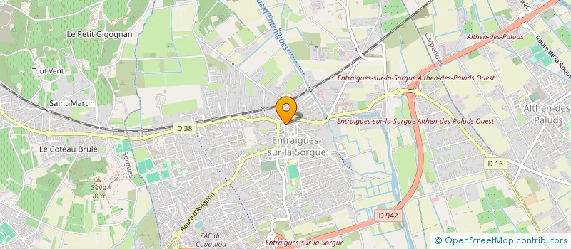 localisation de l'entreprise MONSIEUR JOSE ANTONIO ANTENOR DORCINE  ENTRAIGUES-SUR-LA-SORGUE