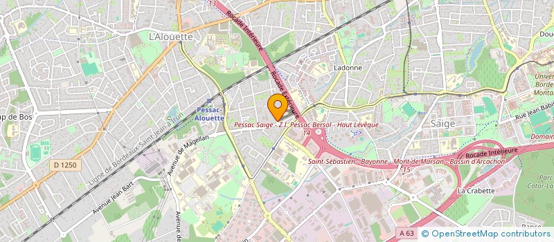 localisation de l'entreprise MONSIEUR JOSE ANTONIO ARAGON HURTADO  PESSAC