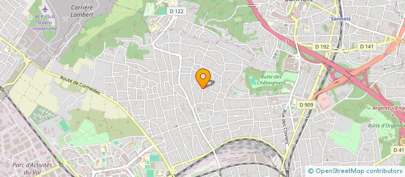 localisation de l'entreprise MONSIEUR JOSE ANTONIO DIAS PEREIRA  ARGENTEUIL