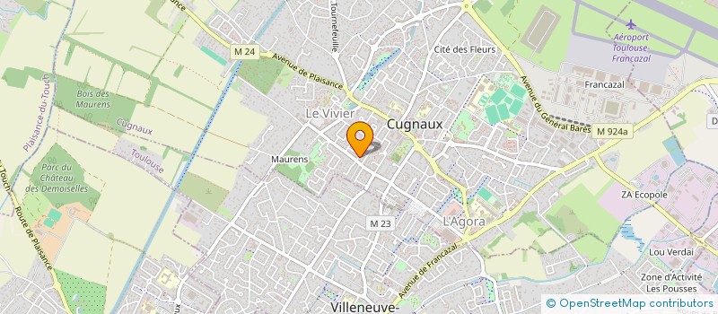 localisation de l'entreprise MONSIEUR JOSE ANTONIO FERREIRA PEREIRA à CUGNAUX