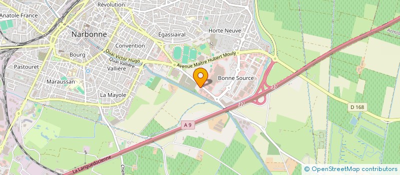 localisation de l'entreprise MONSIEUR JOSE ANTONIO MORENO NAVARRO  NARBONNE