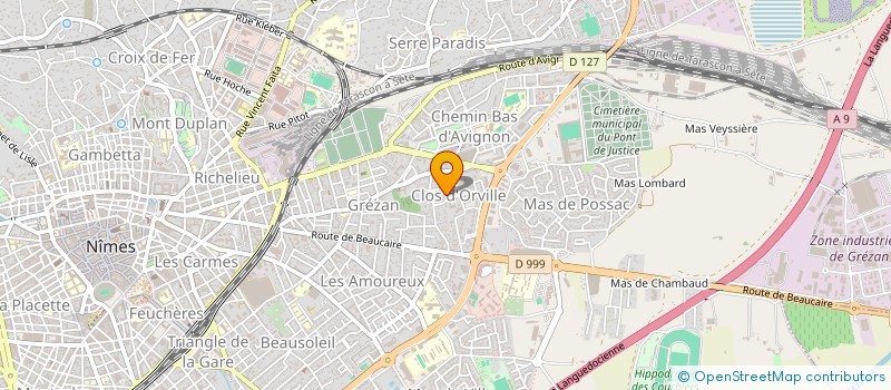 localisation de l'entreprise MONSIEUR JOSE ARACIL BELDA  NIMES