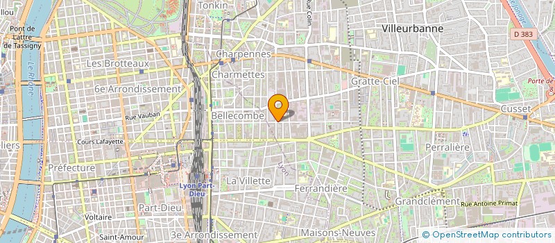 localisation de l'entreprise MONSIEUR JOSE ARIZA  VILLEURBANNE