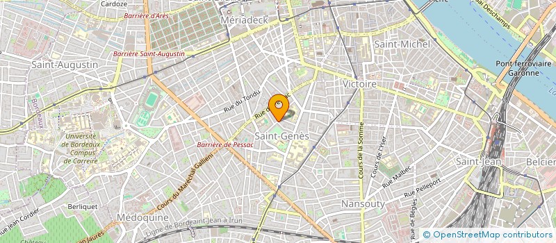 localisation de l'entreprise MONSIEUR JOSE AWOUMA  BORDEAUX