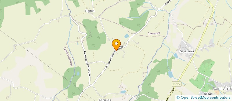 localisation de l'entreprise MONSIEUR JOSE AZAIS  ASQUES