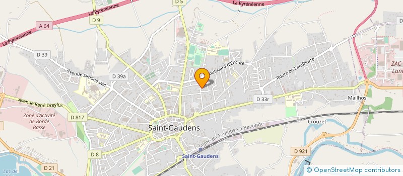 localisation de l'entreprise MONSIEUR JOSE AZNAR  SAINT-GAUDENS