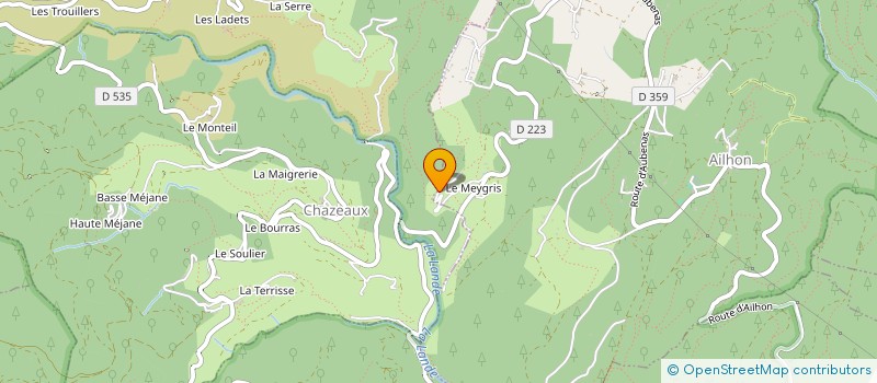 localisation de l'entreprise MONSIEUR JOSE BAERT  AILHON