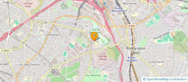 localisation de l'entreprise MONSIEUR JOSE BALADRON à ROSNY-SOUS-BOIS