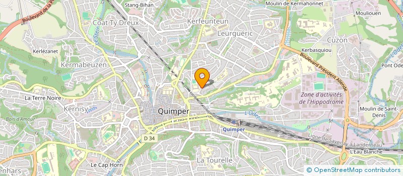 localisation de l'entreprise MONSIEUR JOSE BALDUCHI à QUIMPER