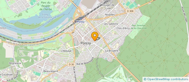 localisation de l'entreprise MONSIEUR JOSE BALTER à POISSY