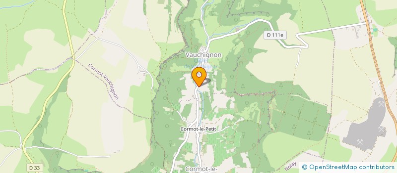 localisation de l'entreprise MONSIEUR JOSE BARBOSA MOREIRA  CORMOT-VAUCHIGNON