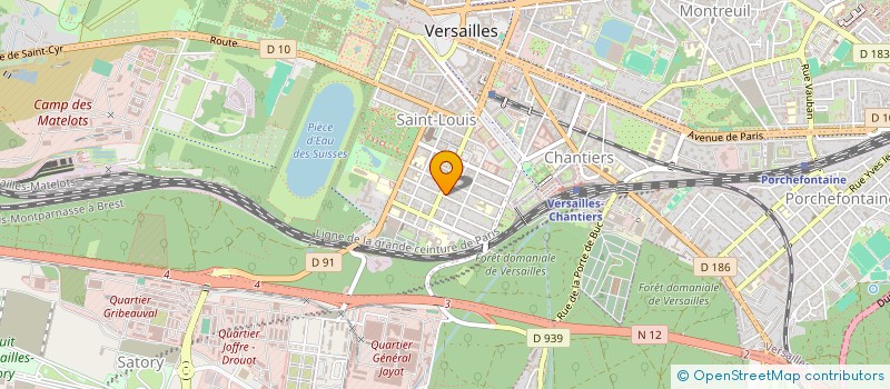 localisation de l'entreprise MONSIEUR JOSE BARBOSA PACINI à VERSAILLES