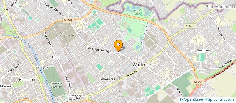 localisation de l'entreprise MONSIEUR JOSE BARRAGAN  LILLE