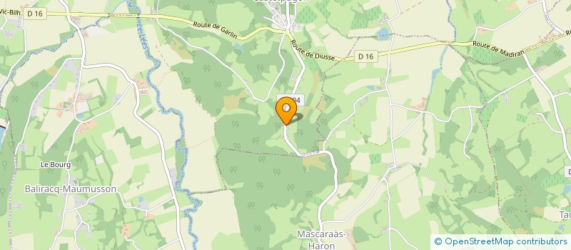 localisation de l'entreprise MONSIEUR JOSE BARROSO  CASTETPUGON