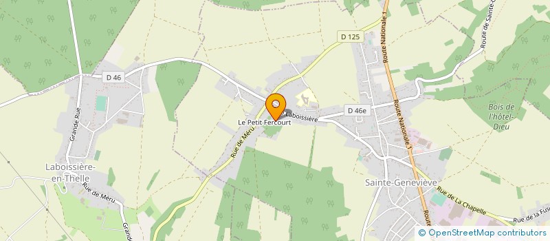 localisation de l'entreprise MONSIEUR JOSE BARROSO GONCALVES OLIVEIRA à SAINTE-GENEVIEVE