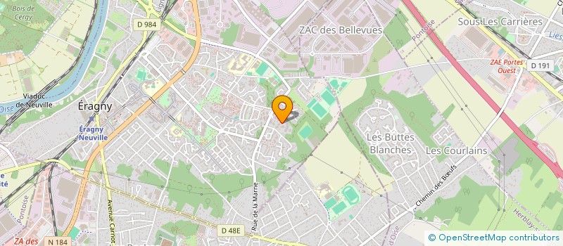 localisation de l'entreprise MONSIEUR JOSE BASTOS  ERAGNY