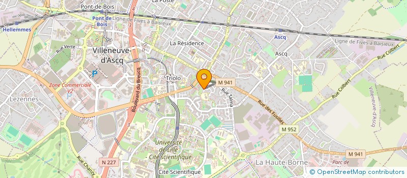 localisation de l'entreprise MONSIEUR JOSE BATAILLE à VILLENEUVE-D'ASCQ