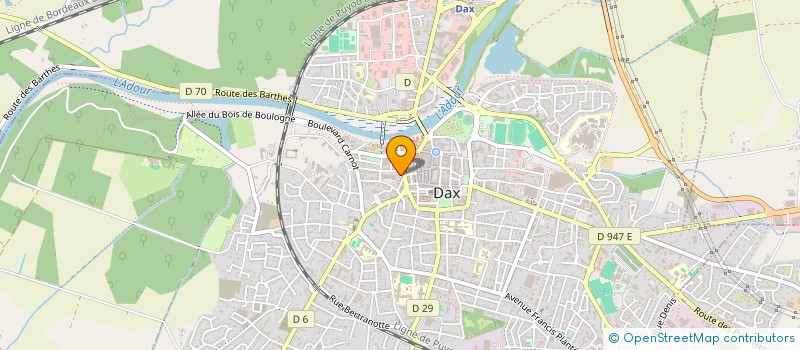 localisation de l'entreprise MONSIEUR JOSE BATBY à DAX