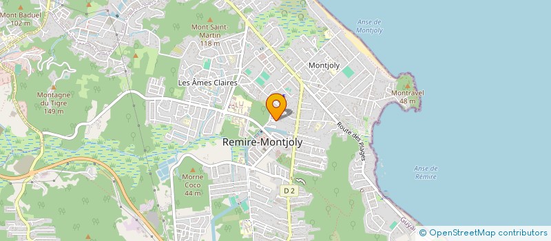 localisation de l'entreprise MONSIEUR JOSE BATISTA DE VILHENA  CAYENNE