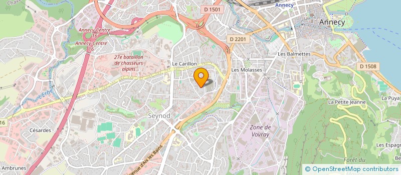 localisation de l'entreprise MONSIEUR JOSE BAUTISTA à ANNECY