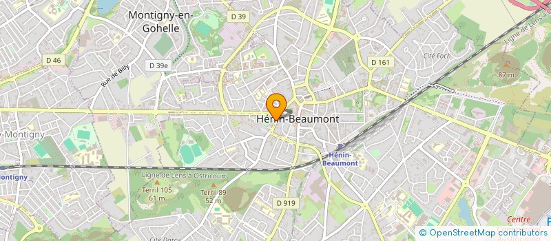 localisation de l'entreprise MONSIEUR JOSE BEAUCORNY  HENIN-BEAUMONT