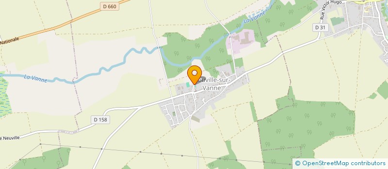 localisation de l'entreprise MONSIEUR JOSE BEAUDOUT  NEUVILLE-SUR-VANNE