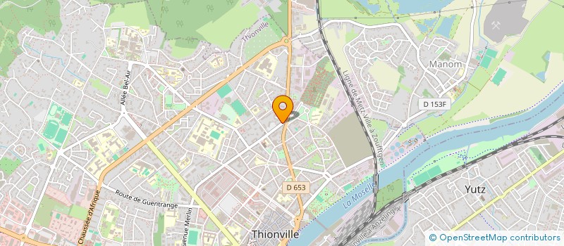 localisation de l'entreprise MONSIEUR JOSE BECKER  THIONVILLE