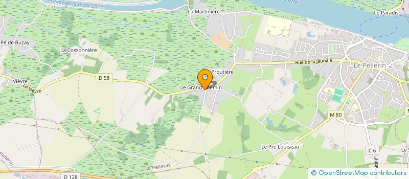 localisation de l'entreprise MONSIEUR JOSE BEILLEVAIRE  PELLERIN (LE)