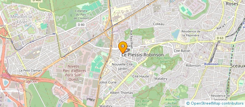 localisation de l'entreprise MONSIEUR JOSE BELON  LE PLESSIS-ROBINSON