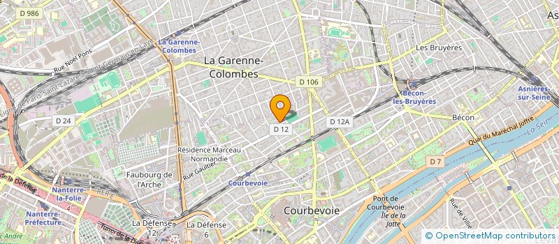 localisation de l'entreprise MONSIEUR JOSE BENADON à COURBEVOIE