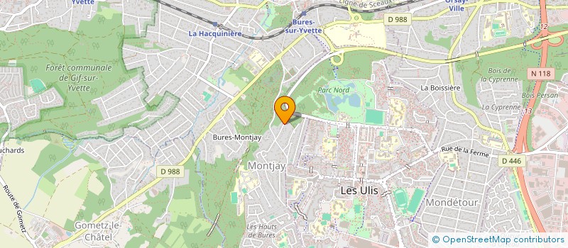 localisation de l'entreprise MONSIEUR JOSE BENNET  BURES-SUR-YVETTE