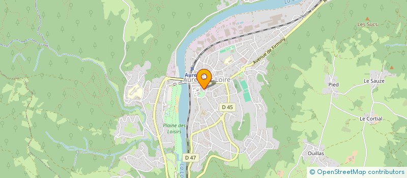 localisation de l'entreprise MONSIEUR JOSE BERARD  AUREC-SUR-LOIRE