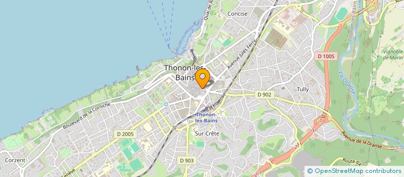 localisation de l'entreprise MONSIEUR JOSE BERNEX à THONON-LES-BAINS