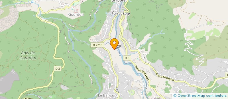 localisation de l'entreprise MONSIEUR JOSE BIANCHINI à LE BAR-SUR-LOUP