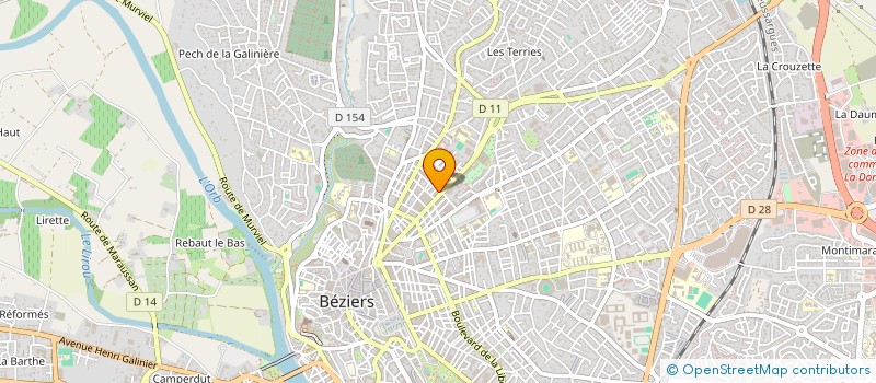 localisation de l'entreprise MONSIEUR JOSE BIANCO  BEZIERS