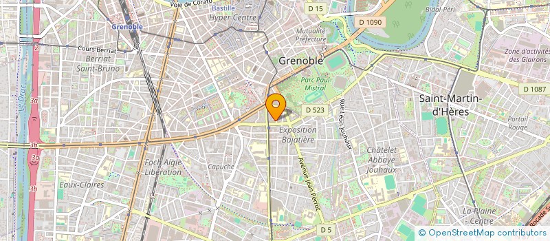 localisation de l'entreprise MONSIEUR JOSE BIJAOUI à GRENOBLE