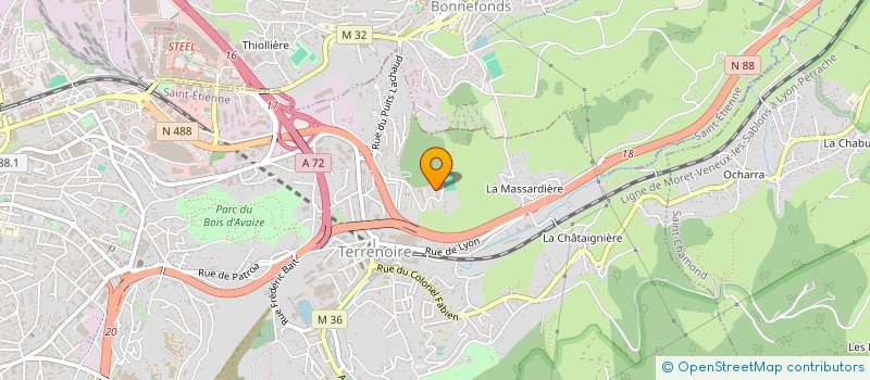 localisation de l'entreprise MONSIEUR JOSE BORGES  SAINT-ETIENNE