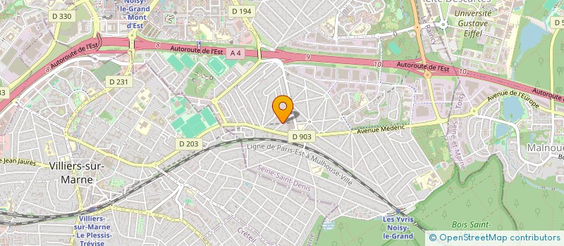 localisation de l'entreprise MONSIEUR JOSE BOTA FERNANDES  NOISY-LE-GRAND