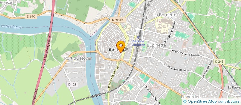 localisation de l'entreprise MONSIEUR JOSE BOUDAA  LIBOURNE