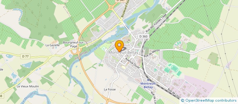 localisation de l'entreprise MONSIEUR JOSE BOUTEILLER  LE COUDRAY-MACOUARD