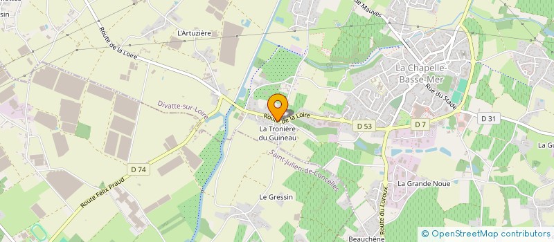 localisation de l'entreprise MONSIEUR JOSE BOYREAU  DIVATTE-SUR-LOIRE